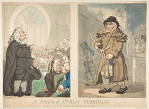 A Brace of Public Guardians, July 10, 1800. Creator: Thomas Rowlandson.