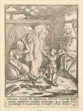 The Child, from the Dance of Death, 1651. Creator: Wenceslaus Hollar.