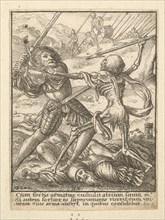 The Knight, from the Dance of Death, 1651. Creator: Wenceslaus Hollar.