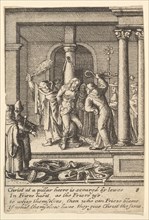 The scourging, 1625-77. Creator: Wenceslaus Hollar.