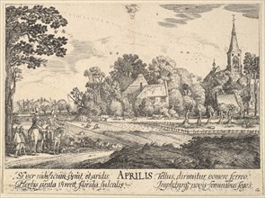April, 1628-29. Creator: Wenceslaus Hollar.