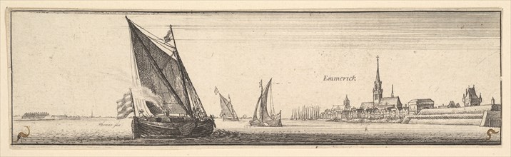 Emmerich, 1642-44. Creator: Wenceslaus Hollar.