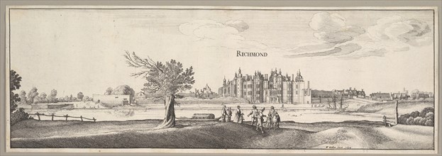 Richmond Palace, 1638. Creator: Wenceslaus Hollar.