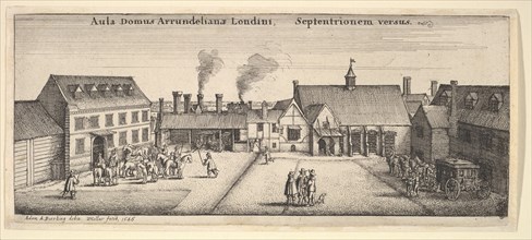 Arundel House from the North, 1646. Creator: Wenceslaus Hollar.