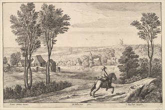 The Horseman, 1650. Creator: Wenceslaus Hollar.