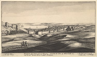 Prospect of the Lower Part of Tangier, ca. 1670. Creator: Wenceslaus Hollar.