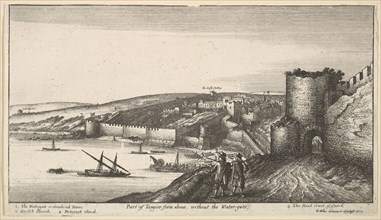 Part of Tangier from aboue, without the Water-gate, 1670. Creator: Wenceslaus Hollar.