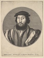 Bearded Man, 1647. Creator: Wenceslaus Hollar.