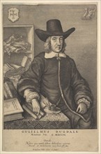 William Dugdale, 1625-77. Creator: Wenceslaus Hollar.