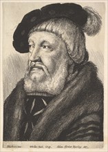 Sir William Butts, 1649. Creator: Wenceslaus Hollar.