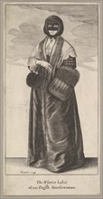 English Lady in Winter Costume