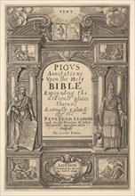 Diodati. Pious Annotations, 1648. Creator: Wenceslaus Hollar.