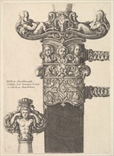 Dagger and scabbard, 1645. Creator: Wenceslaus Hollar.