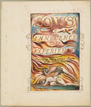Songs of Innocence and of Experience, Shewing the Two Contrary States of the Human Sou..., ca. 1825. Creator: William Blake.