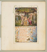 Songs of Innocence and of Experience: The Ecchoing Green, ca. 1825. Creator: William Blake.