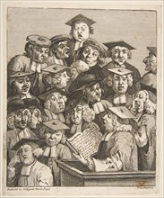 Scholars at a Lecture, March 3, 1736. Creator: William Hogarth.