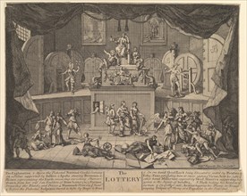 The Lottery, after 1724. Creator: William Hogarth.