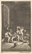 Hudibras Catechized (Seventeen Small Illustrations for Samuel Butler's Hudibras, no. 14), 1721-26. Creator: William Hogarth.