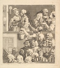 The Laughing Audience, December 1733. Creator: William Hogarth.
