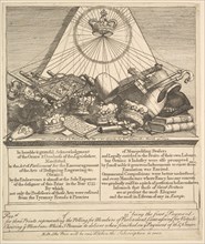 Crowns, Mitres, Maces, etc., 1755. Creator: William Hogarth.