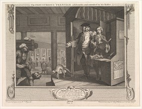 The Industrious 'Prentice a Favorite and Entrusted by his Master (Industry a..., September 30, 1747. Creator: William Hogarth.