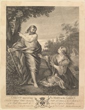 Christ Appearing to Mary in the Garden, before 1766. Creator: William Walker.