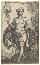 Mercury from The Gods Who Preside Over the Planets, 1528. Creator: Master I.B..