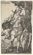 Jupiter from The Gods Who Preside Over the Planets, 1528. Creator: Master I.B..
