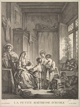 The Little Schoolmistress, mid to late 18th century. Creator: A. J. Defehrt.