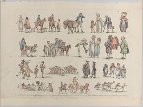 Plate 6, Outlines of Figures, Landscapes and Cattle...for the Use of Learners, June 20, 1790.