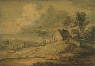 Wooded Landscape with Cottage