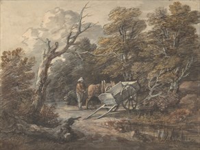 Woodland Scene with a Peasant