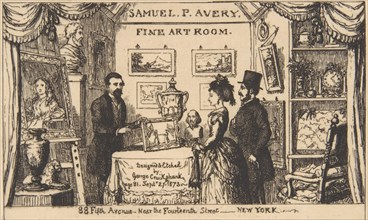 Trade Card for Samuel P. Avery--Fine Art Room