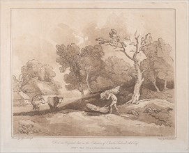 Landscape with a Figure Carrying a Bundle of Branches