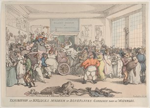 Exhibition at Bullock's Museum of Bonaparte's Carriage