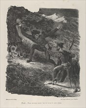 Faust and Mephistopheles in the Hartz Mountains (Goethe