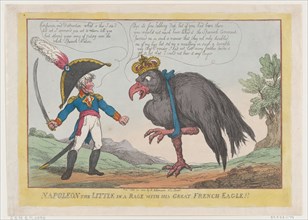 Napoleon The Little in a Rage with His Great French Eagle!!
