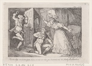 Partridge Interrupts Tom Jones in his Protestations to Lady Bellaston