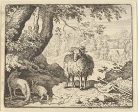 Renard Convinces the Rabbit to Enter His Burrow and Kills Him. From Hendrick van Alcmar's Renard The Fox