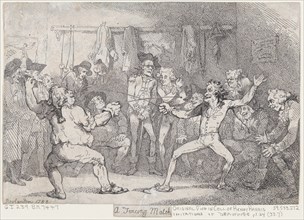 A Fencing Match, December 29, 1788.