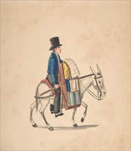 A Man Riding on a Donkey, 1840-50.