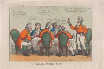 A Parliamentary Toast, March 2, 1809.