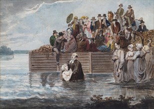A Philadelphia Anabaptist Immersion during a Storm, 1811-ca. 1813.