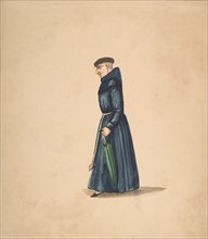 A Priest with an Umbrella, 1840-50.