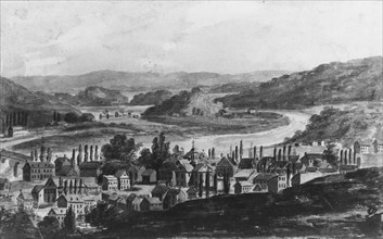 A Town on the Mohawk River in Central New York State (?), 1811-ca. 1813.