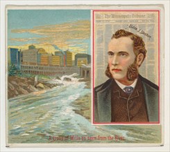 Alden J. Blethen, The Minneapolis Tribune, from the American Editors series (N35) for Allen & Ginter Cigarettes, 1887.