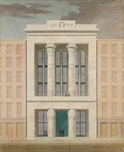 American Institute, New York City (front elevation), 1834-35.
