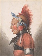 An Osage Warrior, 1811-ca. 1813.