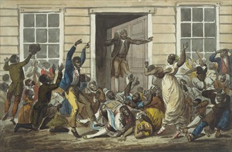 Black Methodists Holding a Prayer Meeting, 1811-ca. 1813.