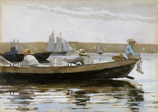 Boys in a Dory, 1873.